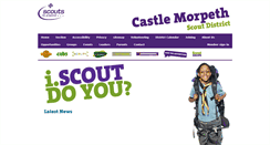 Desktop Screenshot of castlemorpethscouts.org.uk